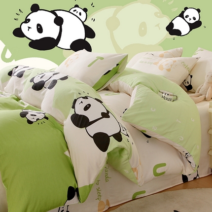 91家纺网 家纺一手货源 找家纺 （总）金鑫汇家纺 2025新款全棉印花四件套