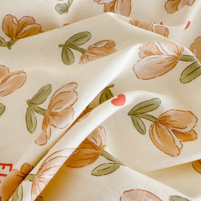 91家纺网 家纺一手货源 找家纺 天之爱 2025新款全棉印花单枕套 夏遇