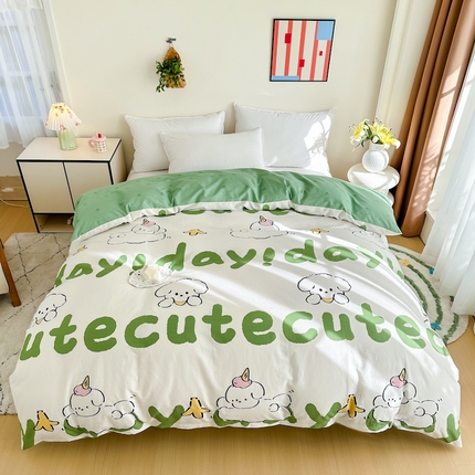 天之爱 2025新款全棉印花单被套 萌宝儿