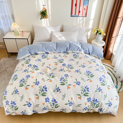 天之爱 2025新款全棉印花单被套 清风