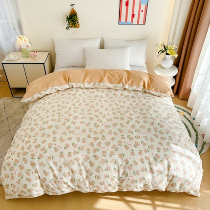 天之爱 2025新款全棉印花单被套 夏遇