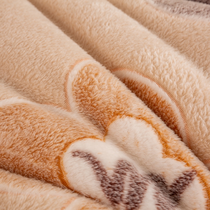 91家纺网 家纺一手货源 找家纺 梦初语 2025新款雪花绒羊羔绒厚实保暖被子被芯 幸福花开