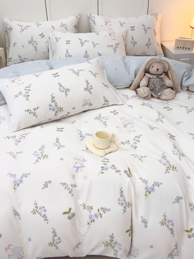 91家纺网 家纺一手货源 找家纺 （总）金鑫汇家纺 2025新款全棉印花四件套