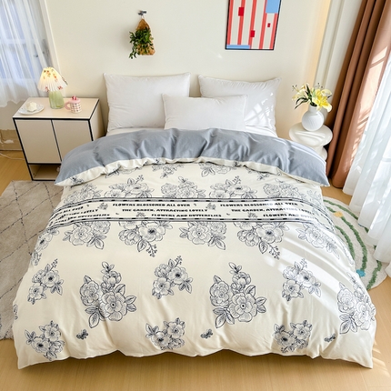 天之爱 2026新款全棉印花单被套 安曼