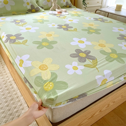 金鑫汇家纺 2025新款超好卖全棉单床笠 五彩缤纷