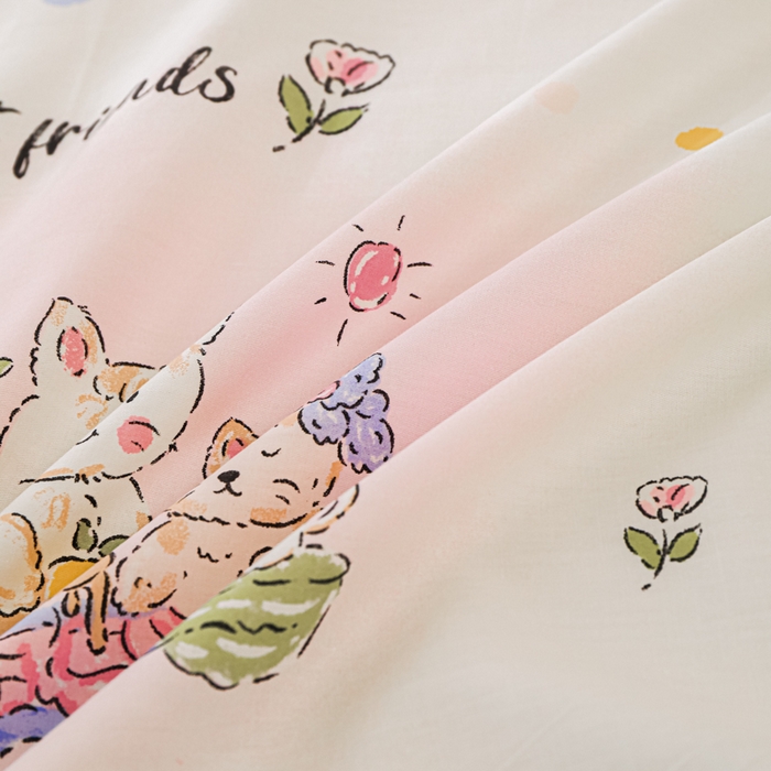 91家纺网 家纺一手货源 找家纺 金鑫汇家纺 2025新款超好卖全棉单床笠 喵喵日记