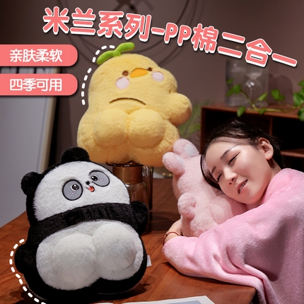 （总）仟亿莱 2025新款PP系列二合一抱枕毯