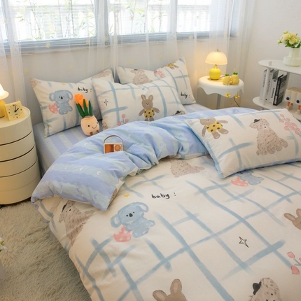 91家纺网 家纺一手货源 找家纺 （总）2025新款40支全棉卡通系列四件套