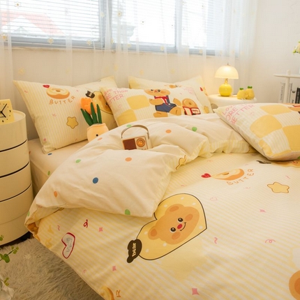 91家纺网 家纺一手货源 找家纺 （总）2025新款40支全棉卡通系列四件套