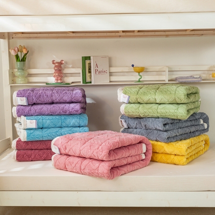 91家纺网 家纺一手货源 找家纺 （总）（买家秀爆款不断货）A类母婴级学生宿舍上下铺牛奶绒床垫子雪花绒床垫子牛奶绒雪花绒床护垫子牛奶绒床褥子