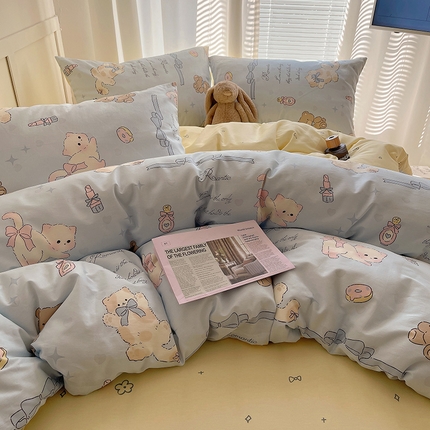 91家纺网 家纺一手货源 找家纺 （总）瑞莱 2025春季全棉印花萌趣系列四件套