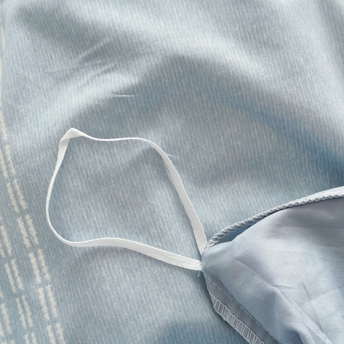 91家纺网 家纺一手货源 找家纺 2025新款133X76宽幅全棉纯棉印花系列单品被套 时尚韵律-蓝