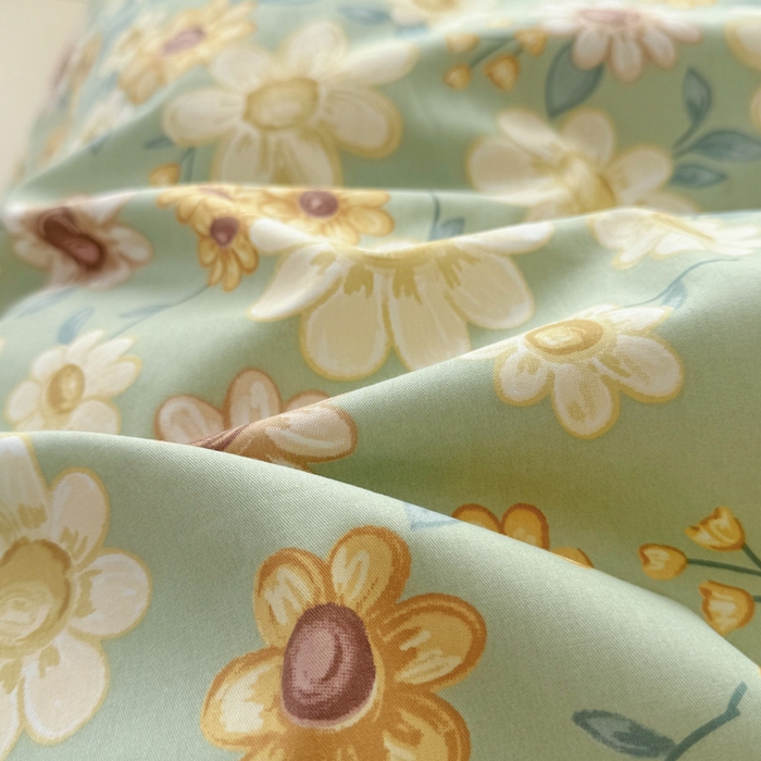 91家纺网 家纺一手货源 找家纺 2025新款133X76宽幅全棉纯棉印花系列单品被套 春不晚