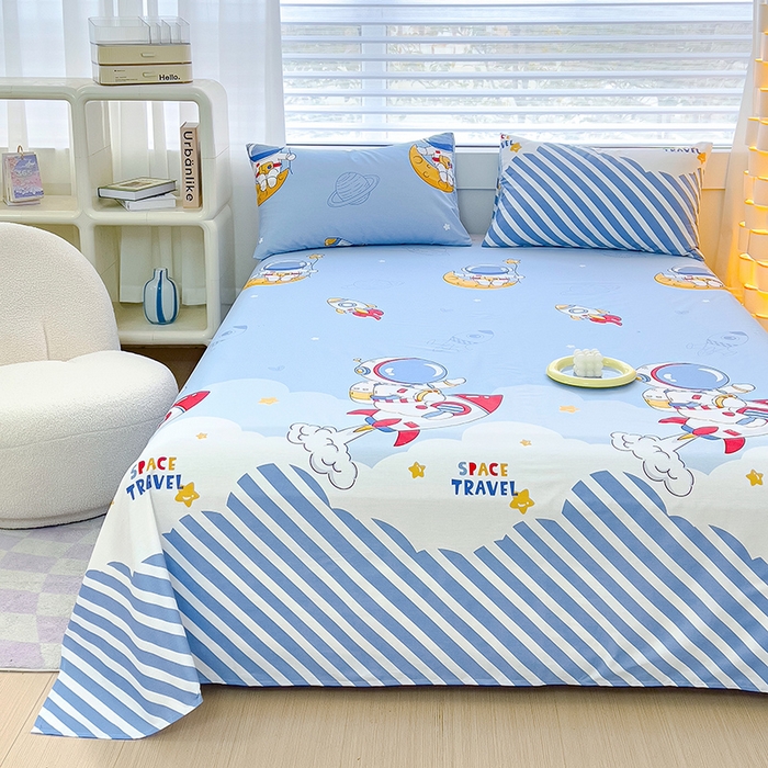 91家纺网 家纺一手货源 找家纺 金鑫汇家纺 2025新款超好卖全棉单床单 冲上云霄