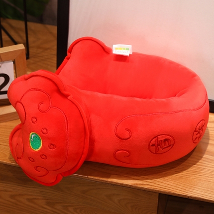 仟亿莱 2025新款吉祥如意系列-颈枕 红色玉如意60cm