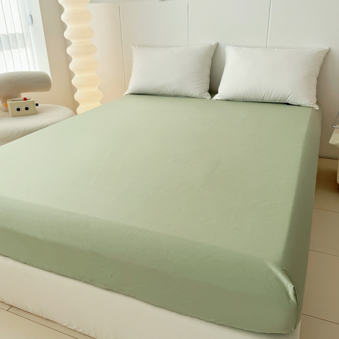 91家纺网 家纺一手货源 找家纺 2025新款133X76宽幅全棉纯棉印花系列单品床笠 春和