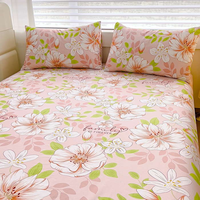 91家纺网 家纺一手货源 找家纺 金鑫汇家纺 2025新款超好卖全棉单床单 繁花之恋