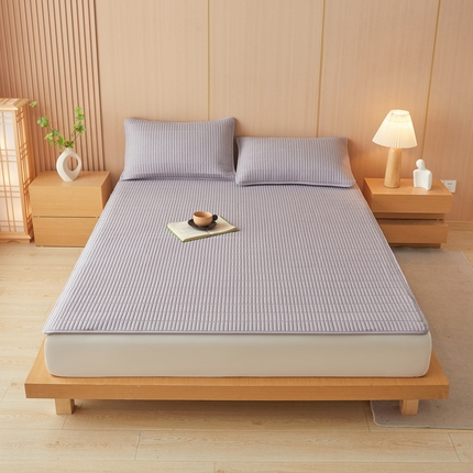 2025春夏新款A类亲肤大豆床垫-简约系列 时尚灰-床垫