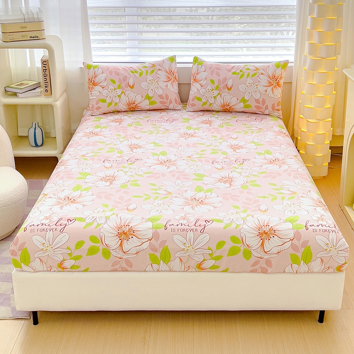 91家纺网 家纺一手货源 找家纺 金鑫汇家纺 2025新款超好卖全棉单床笠 繁花之恋