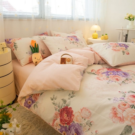 91家纺网 家纺一手货源 找家纺 （总）2025新款40支全棉卡通系列四件套