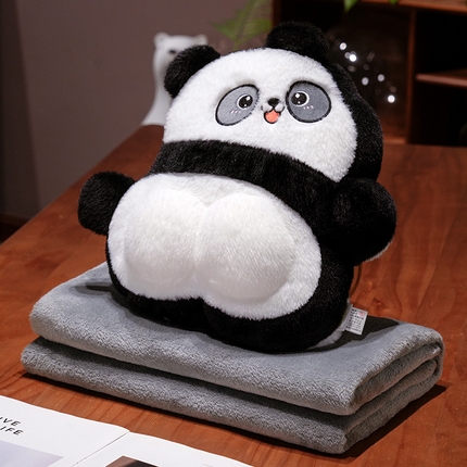 91家纺网 家纺一手货源 找家纺 （总）仟亿莱 2025新款PP系列二合一抱枕毯