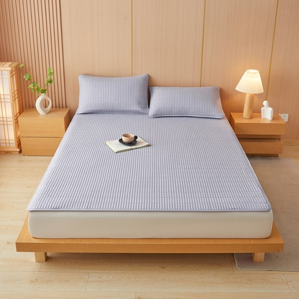 2025春夏新款A类亲肤大豆床垫-简约系列 宝石蓝-床垫