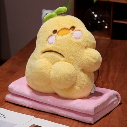 91家纺网 家纺一手货源 找家纺 （总）仟亿莱 2025新款PP系列二合一抱枕毯