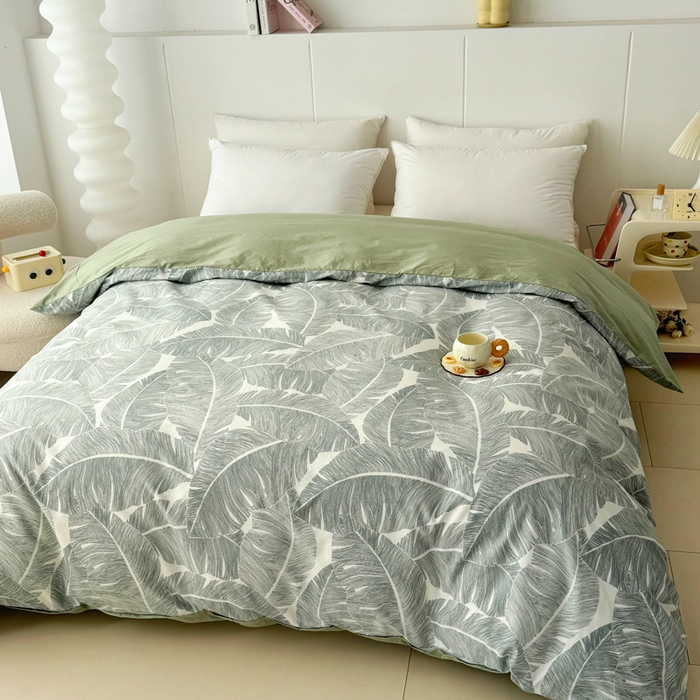 91家纺网 家纺一手货源 找家纺 2025新款133X76宽幅全棉纯棉印花系列单品被套 春和