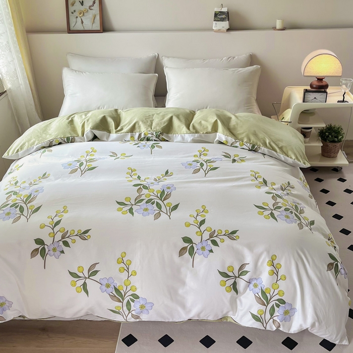 91家纺网 家纺一手货源 找家纺 2025新款133X76宽幅全棉纯棉印花系列单品被套 缤纷果