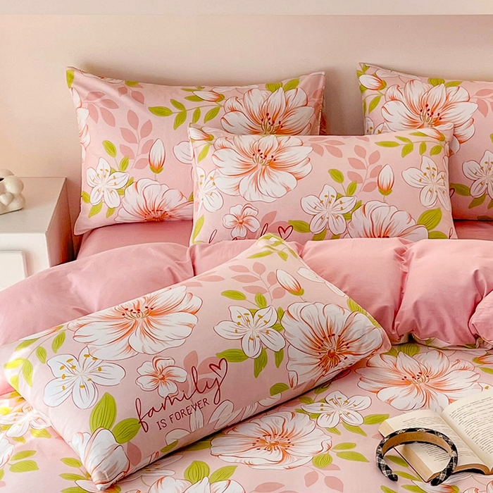 91家纺网 家纺一手货源 找家纺 金鑫汇家纺 2025新款超好卖全棉单枕套 繁花之恋