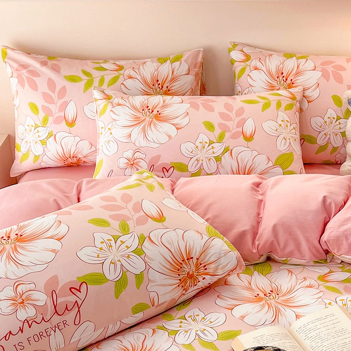 91家纺网 家纺一手货源 找家纺 金鑫汇家纺 2025新款超好卖全棉单枕套 繁花之恋