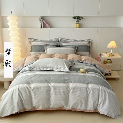 91家纺网 家纺一手货源 找家纺 （总）2025新款133X76宽幅全棉纯棉印花系列四件套