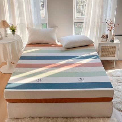 2025新款133X76宽幅全棉纯棉印花系列单品床笠 苏格兰