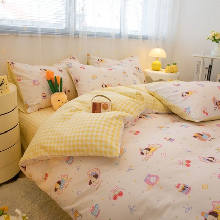 91家纺网 家纺一手货源 找家纺 （总）2025新款40支全棉卡通系列四件套