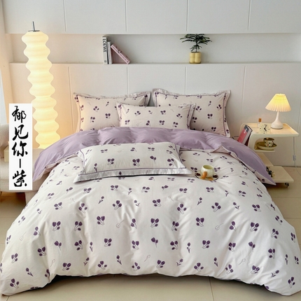 91家纺网 家纺一手货源 找家纺 （总）2025新款133X76宽幅全棉纯棉印花系列四件套