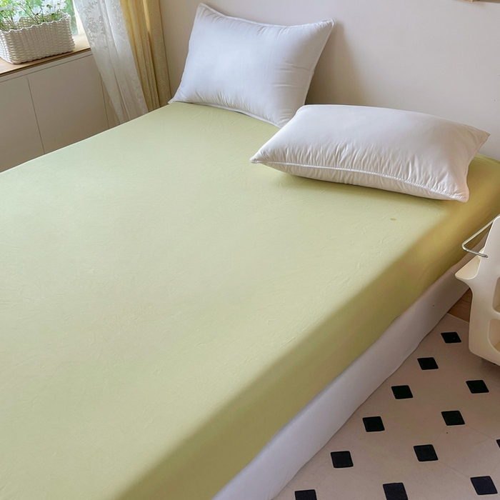 91家纺网 家纺一手货源 找家纺 2025新款133X76宽幅全棉纯棉印花系列单品床笠 春日遐想