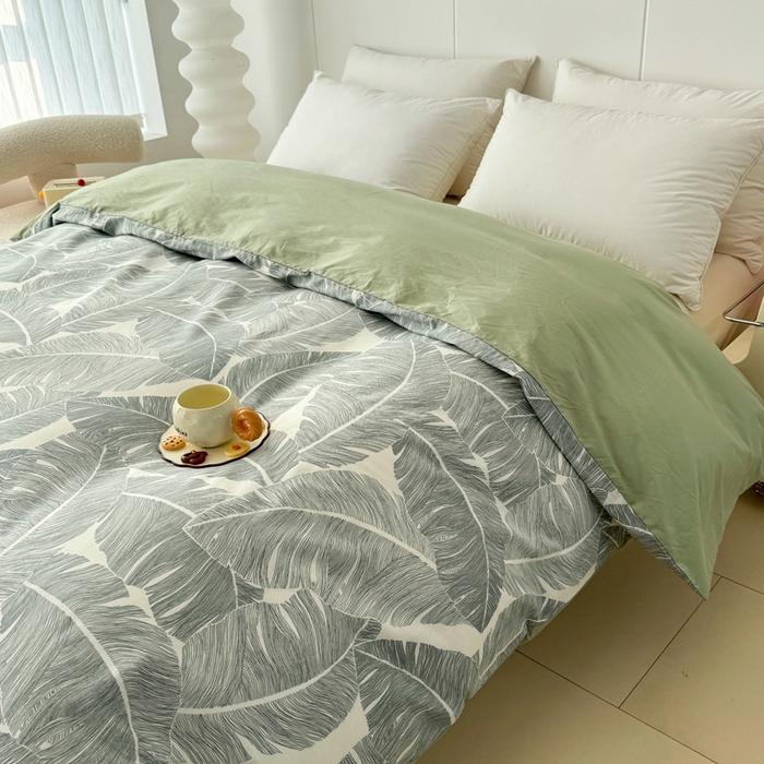 91家纺网 家纺一手货源 找家纺 2025新款133X76宽幅全棉纯棉印花系列单品被套 春和