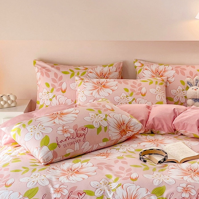 91家纺网 家纺一手货源 找家纺 金鑫汇家纺 2025新款超好卖全棉单枕套 繁花之恋