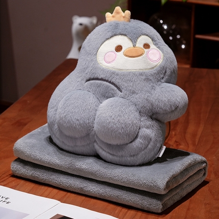 91家纺网 家纺一手货源 找家纺 （总）仟亿莱 2025新款PP系列二合一抱枕毯