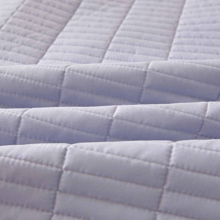 91家纺网 家纺一手货源 找家纺 2025春夏新款A类亲肤大豆床垫-简约系列 宝石蓝-床垫