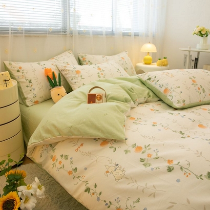 91家纺网 家纺一手货源 找家纺 （总）2025新款40支全棉卡通系列四件套