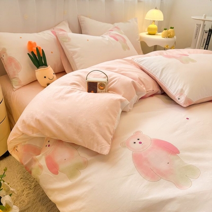 91家纺网 家纺一手货源 找家纺 （总）2025新款40支全棉卡通系列四件套