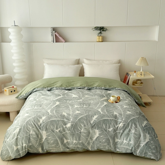 91家纺网 家纺一手货源 找家纺 2025新款133X76宽幅全棉纯棉印花系列单品被套 春和