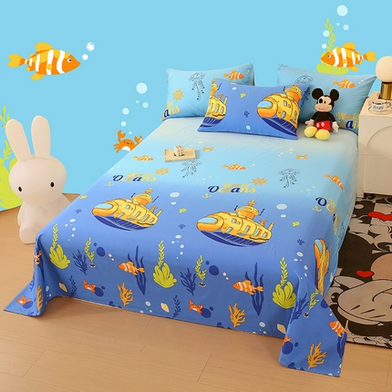 91家纺网 家纺一手货源 找家纺 （总）2023-2024新款13070全棉好卖花型套件系列-单床笠