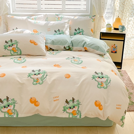 91家纺网 家纺一手货源 找家纺 （总）2023-2024新款13070全棉好卖花型套件系列-四件套