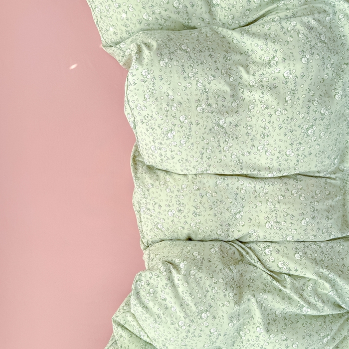 91家纺网 家纺一手货源 找家纺 金米诺 2024款A类有氧针织棉双层纱加厚四件套 秘密花园