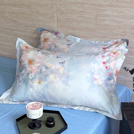 2023-2024新款13070全棉好卖花型套件系列-单枕套 雾里寻花