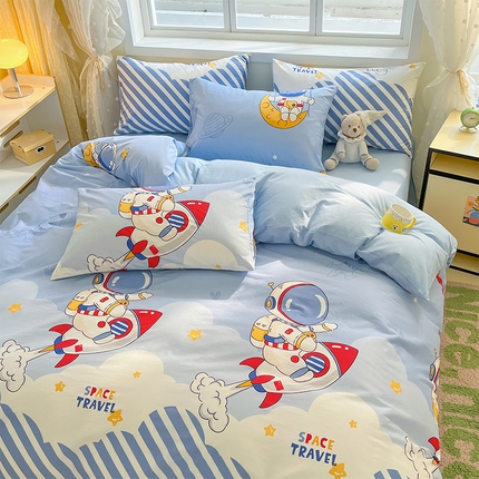 91家纺网 家纺一手货源 找家纺 （总）2023-2024新款13070全棉好卖花型套件系列-单床单