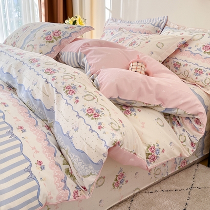 91家纺网 家纺一手货源 找家纺 （总）天之爱 2025新款全棉印花四件套