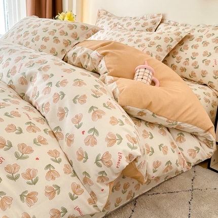 91家纺网 家纺一手货源 找家纺 （总）天之爱 2025新款全棉印花四件套